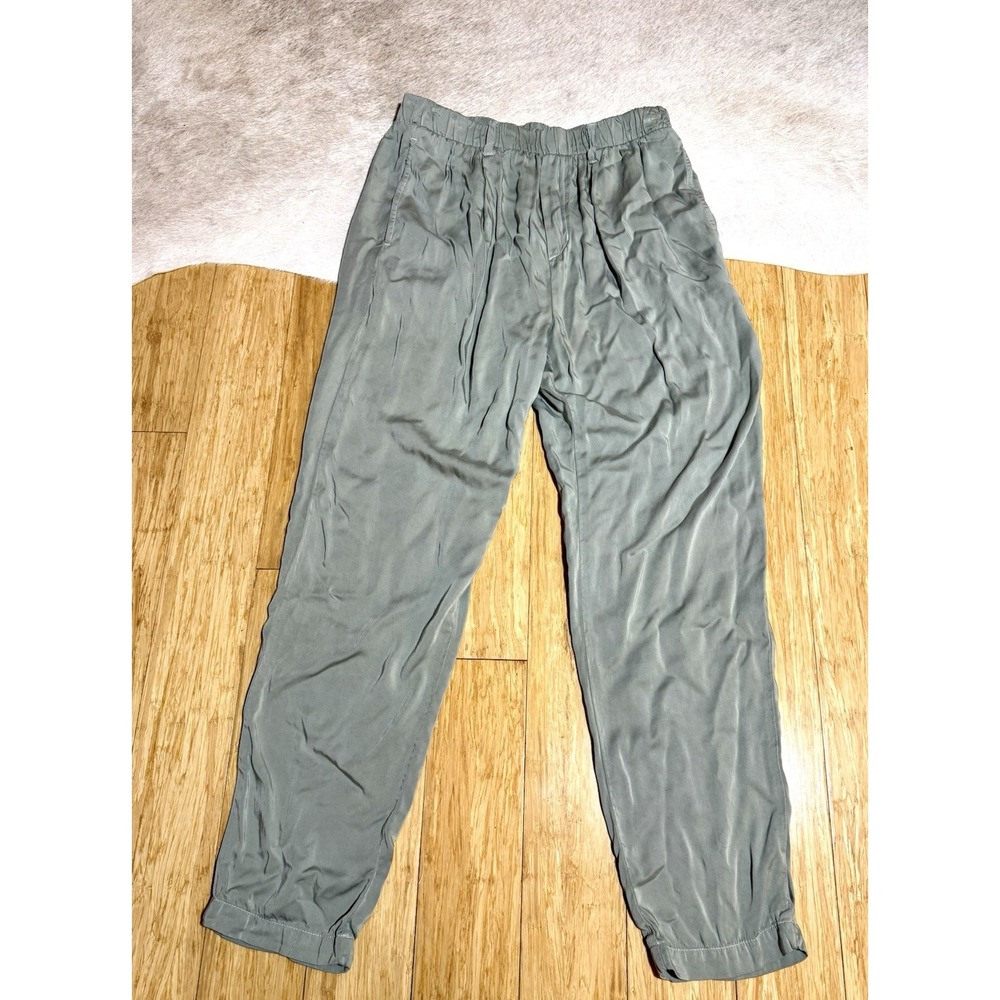 Bella Dahl Pocket‎ Jogger Women's Size Small Green Ecovera No Tie Pockets $145